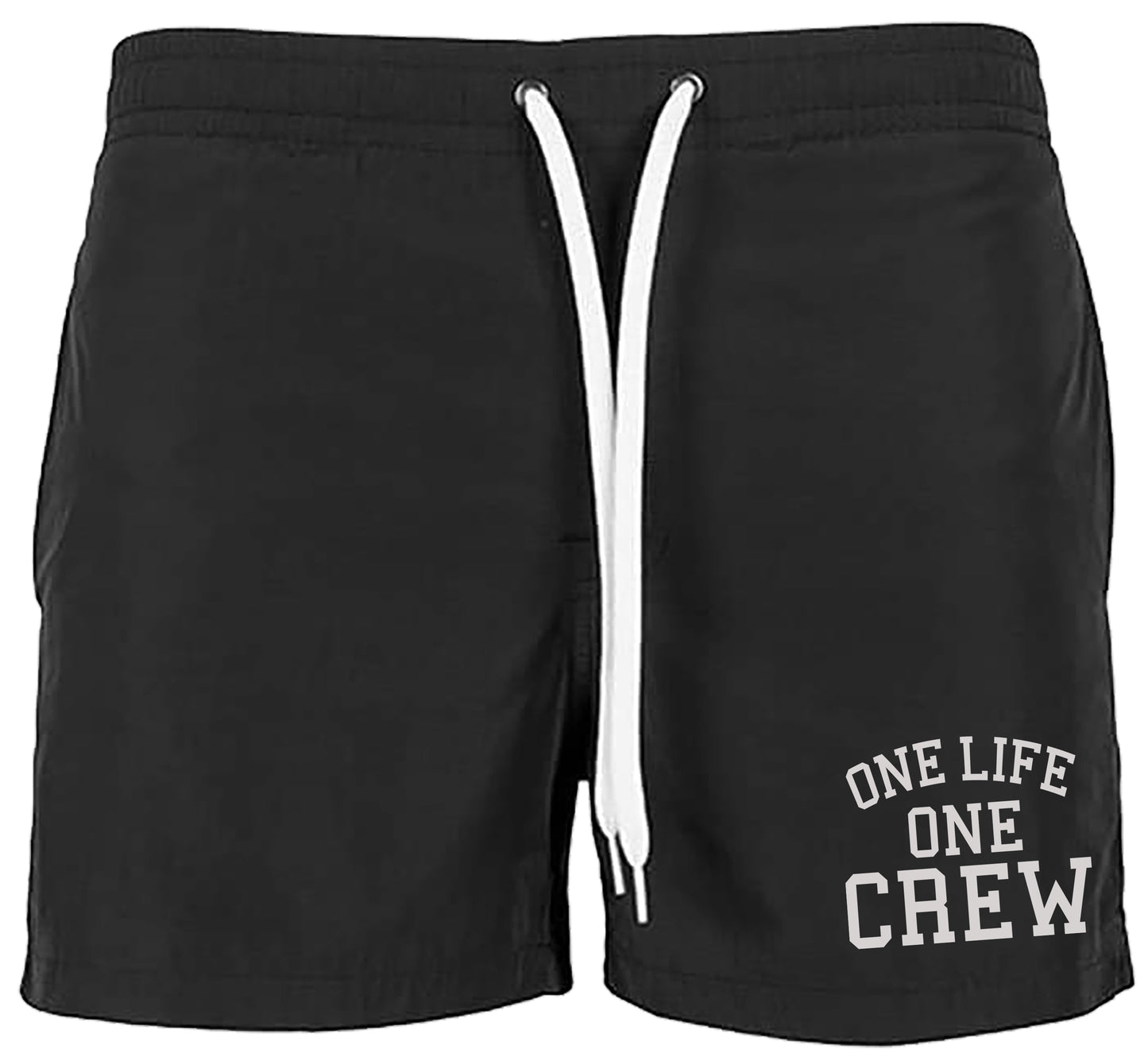 OLOC "COLLEGE" SWIM SHORT BLACK