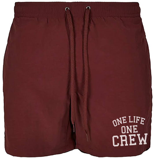 OLOC "COLLEGE" Swim Short Cherry