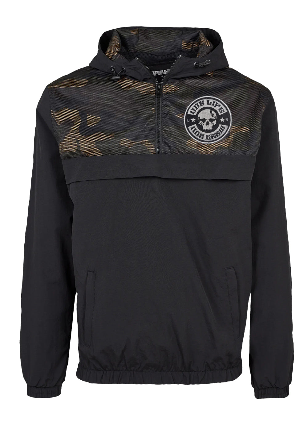 OLOC -SKULL- 2 Tone Camo Winbreaker – ONE LIFE ONE CREW