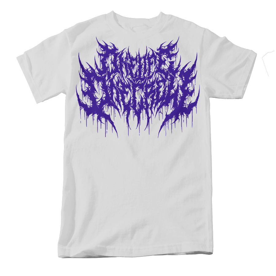 OLOC "SLAMMED" Shirt White / Purple