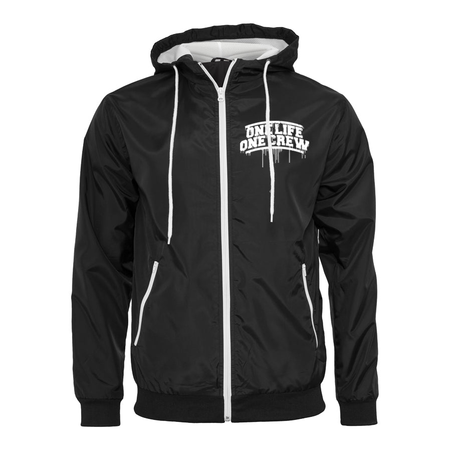 OLOC -Wappen- Contrast Windrunner Black / White