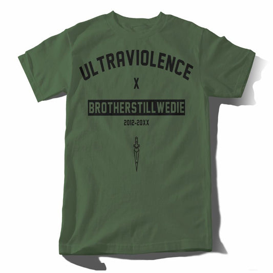 BROTHERS TILL WE DIE "ULTRAVIOLENCE" Shirt Oliv