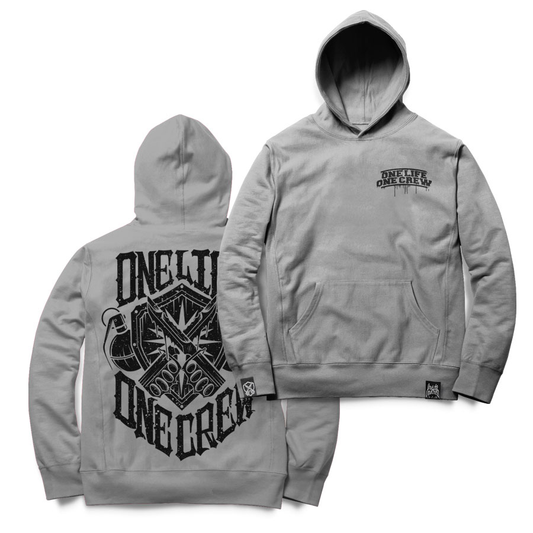 OLOC "WAPPEN" Hoodie Grey