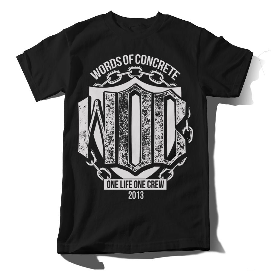 WORDS OF CONCRETE "SHIELD" Shirt